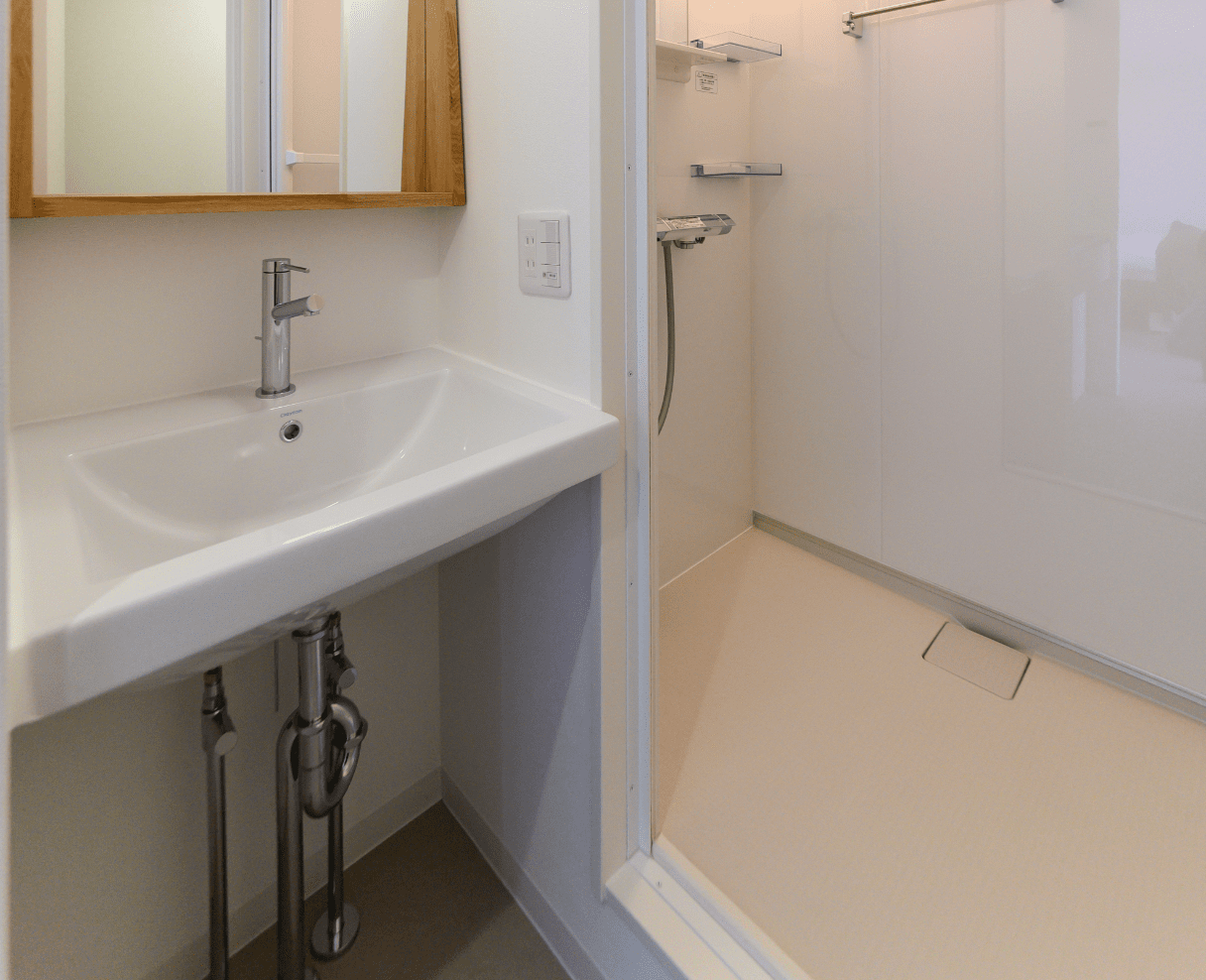 各PLANの違い PLAN-Bシャワールーム写真