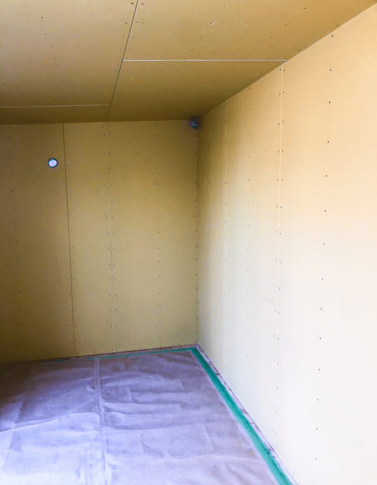 壁・床ボード施工写真